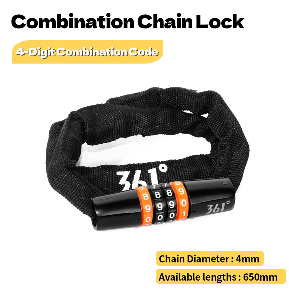 361° YQ-CHL01 4-Digital Combination Chain Lock
