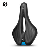 361° YQ-GS100 Comfortable Bike Seat Cushion for Men Women Soft Memory Foam Padded Replacement Seats Fit for Peloton, Exercise Bikes, Ebike,Cruiser