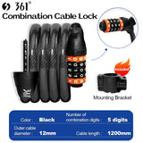 361° YQ-CAL02 4/5-Digital Combination Cable Lock