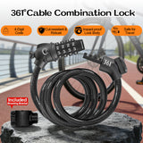 361° YQ-CAL01 4-Digital Combination Cable Lock