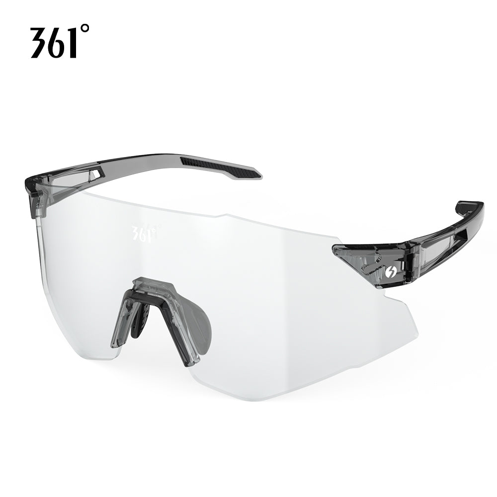 361° Photochromic Cycling Sunglasses for Men & Women, Automatic Color Changing Lens for Day & Night Use, Ultra-Lightweight Sport Glasses with Comfortable Fit for Riding, Running, Fishing