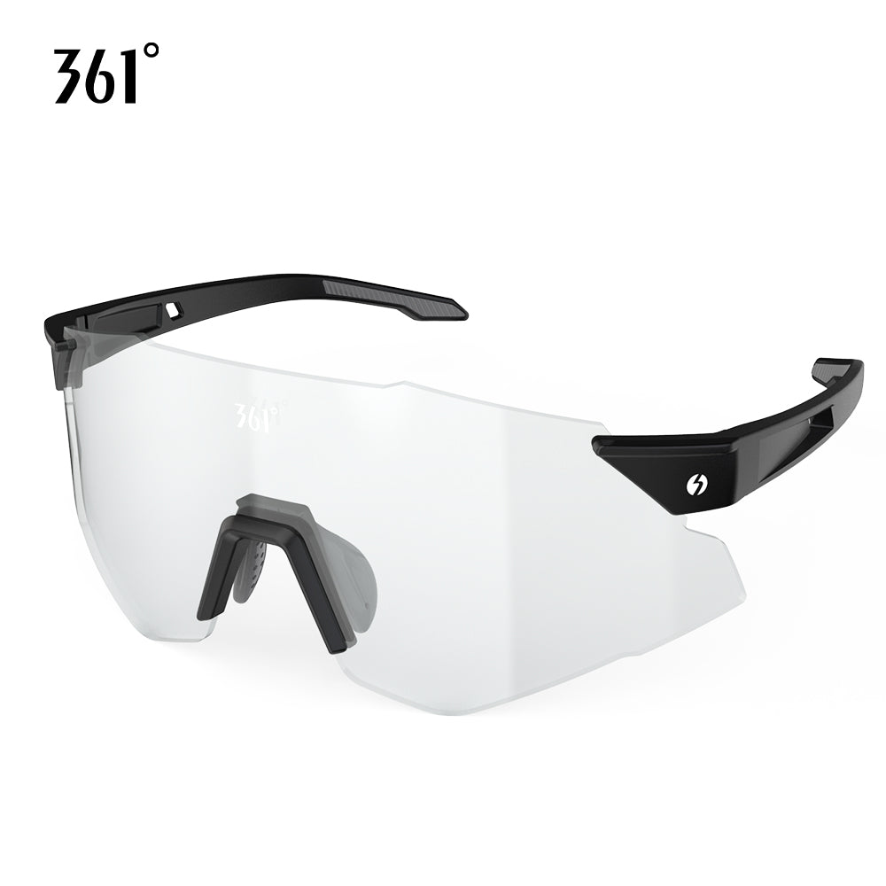 361° Photochromic Cycling Sunglasses for Men & Women, Automatic Color Changing Lens for Day & Night Use, Ultra-Lightweight Sport Glasses with Comfortable Fit for Riding, Running, Fishing