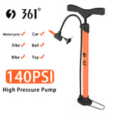 361° YQ-6232 140PSI High Pressure Bike Floor Pump