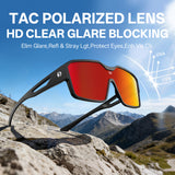 361° Polarized Over Glasses Sunglasses for Men Women, Fit Over Prescription Glasses, Large Frame Myopia Sunglasses, Lightweight Comfort Fit for Driving, Fishing, Sports