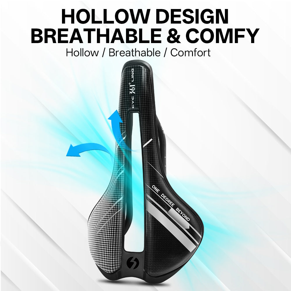 361° YQ-GS700 Bike Seat for Road Bike Mountain Bike Cycling - MTB Gravel Bike Men Women Comfortable Saddles