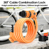 361° YQ-CAL01 4-Digital Combination Cable Lock