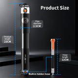 361° YQ-MBP-03 Mini Portable Air Pump With Air Pressure Gauge 160PSI