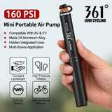 361° YQ-MBP-01 Mini Portable Air Pump High Pressure Max 160PSI