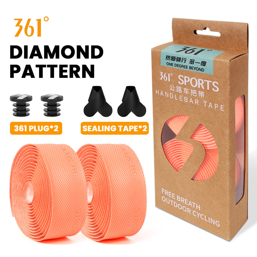 361°  EVA Bike Handlebar Tape,Soft Bar Tape Road Bikes PU Non-Slip Bicycle Handlebar Tape Bike Grip Tape Shock-Absorbing, Lightweight Cycling Handle Wrap for Comfortable Riding