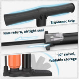 361° YQ-38QB 160PSI High Pressure Floor Pump With Gauge