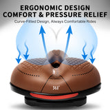 361° Comfortable Bike Seat Cushion for Men Women Wide Bicycle Saddle Soft Memory Foam Padded Replacement Seats Fit for Peloton, Exercise Bikes, Ebike,Cruiser