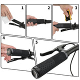 361°  YQ-GR-D53 Double Lock-on 3D Printed Bike Handlebar Grips