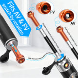 361° YQ-MBP-03 Mini Portable Air Pump With Air Pressure Gauge 160PSI