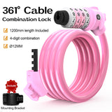 361° YQ-CAL01 4-Digital Combination Cable Lock