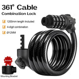 361° YQ-CAL01 4-Digital Combination Cable Lock