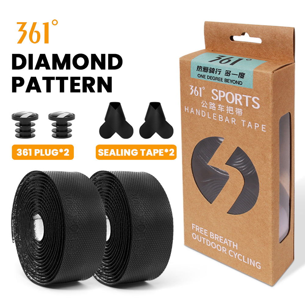 361°  EVA Bike Handlebar Tape,Soft Bar Tape Road Bikes PU Non-Slip Bicycle Handlebar Tape Bike Grip Tape Shock-Absorbing, Lightweight Cycling Handle Wrap for Comfortable Riding