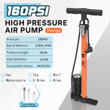 361° YQ-32QB 160PSI High Pressure Bike Floor Pump with Gauge