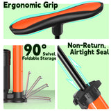 361° YQ-6032B 160PSI High Pressure Bike Floor Pump with Gauge