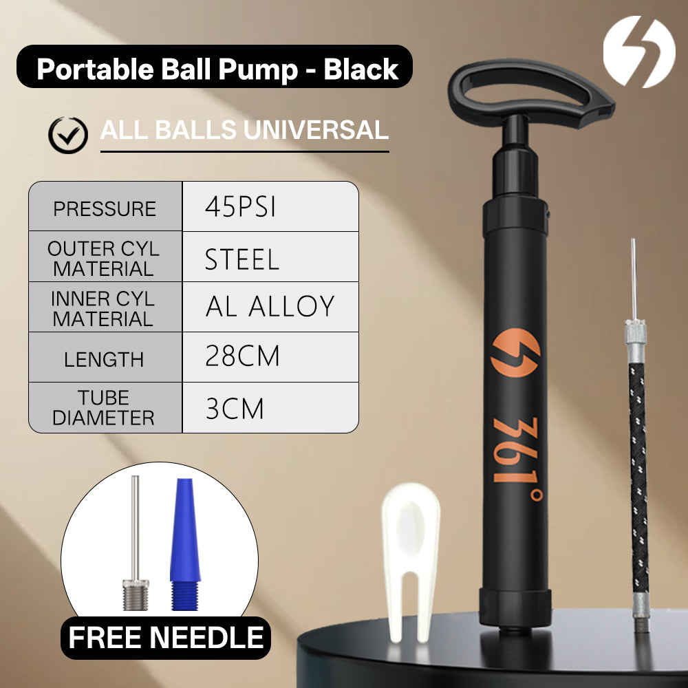 361° YQ-303S Portable Pump for Sports Balls