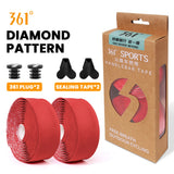 361°  EVA Bike Handlebar Tape,Soft Bar Tape Road Bikes PU Non-Slip Bicycle Handlebar Tape Bike Grip Tape Shock-Absorbing, Lightweight Cycling Handle Wrap for Comfortable Riding