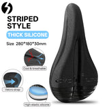 361 ° Bike Seat Cover Bicycle Seat Cushion Comfort Memory Foam Padded for Men Women Extra Soft Bicycle Seat Cover with Drawstring Fit for Stationary Mountain & Road Bikes
