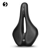 361° YQ-GS100 Comfortable Bike Seat Cushion for Men Women Soft Memory Foam Padded Replacement Seats Fit for Peloton, Exercise Bikes, Ebike,Cruiser