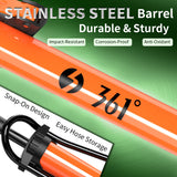 361° YQ-6032B 160PSI High Pressure Bike Floor Pump with Gauge