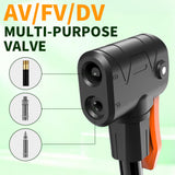 361° YQ-6032B 160PSI High Pressure Bike Floor Pump with Gauge