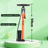 361° YQ-6032B 160PSI High Pressure Bike Floor Pump with Gauge