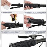 361° YQ-GR-DER52 Double Lock-on MTB 3D Printed Bike Handlebar Grips